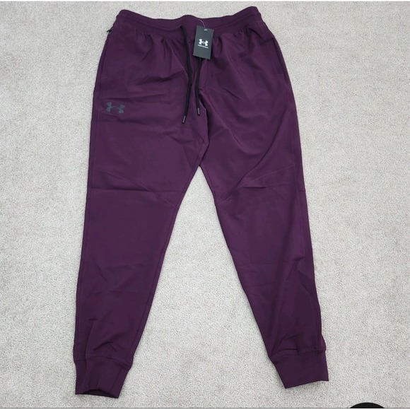 Under Armour Other - Under Armour Men Large‎ UA Sportstyle Elite Jogger Maroon Purple 1374658 572